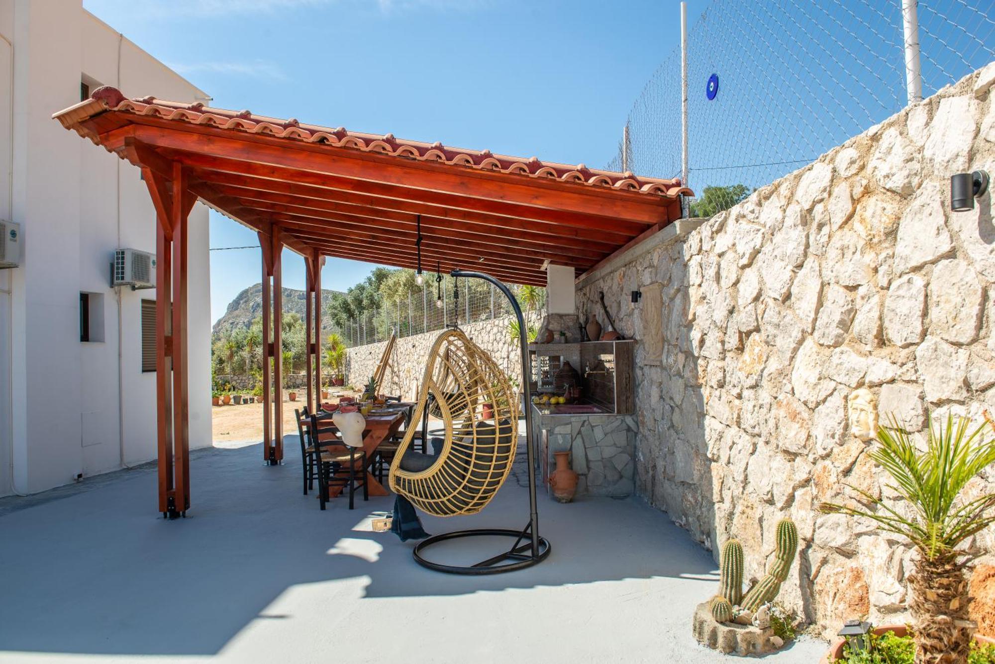 Blue Bay Villas , Ground Floor Archangelos  Eksteriør bilde